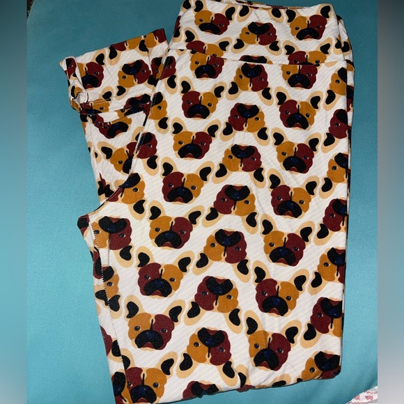 Frenchie (French bulldog) lularoe leggings TC - Picture 1 of 2